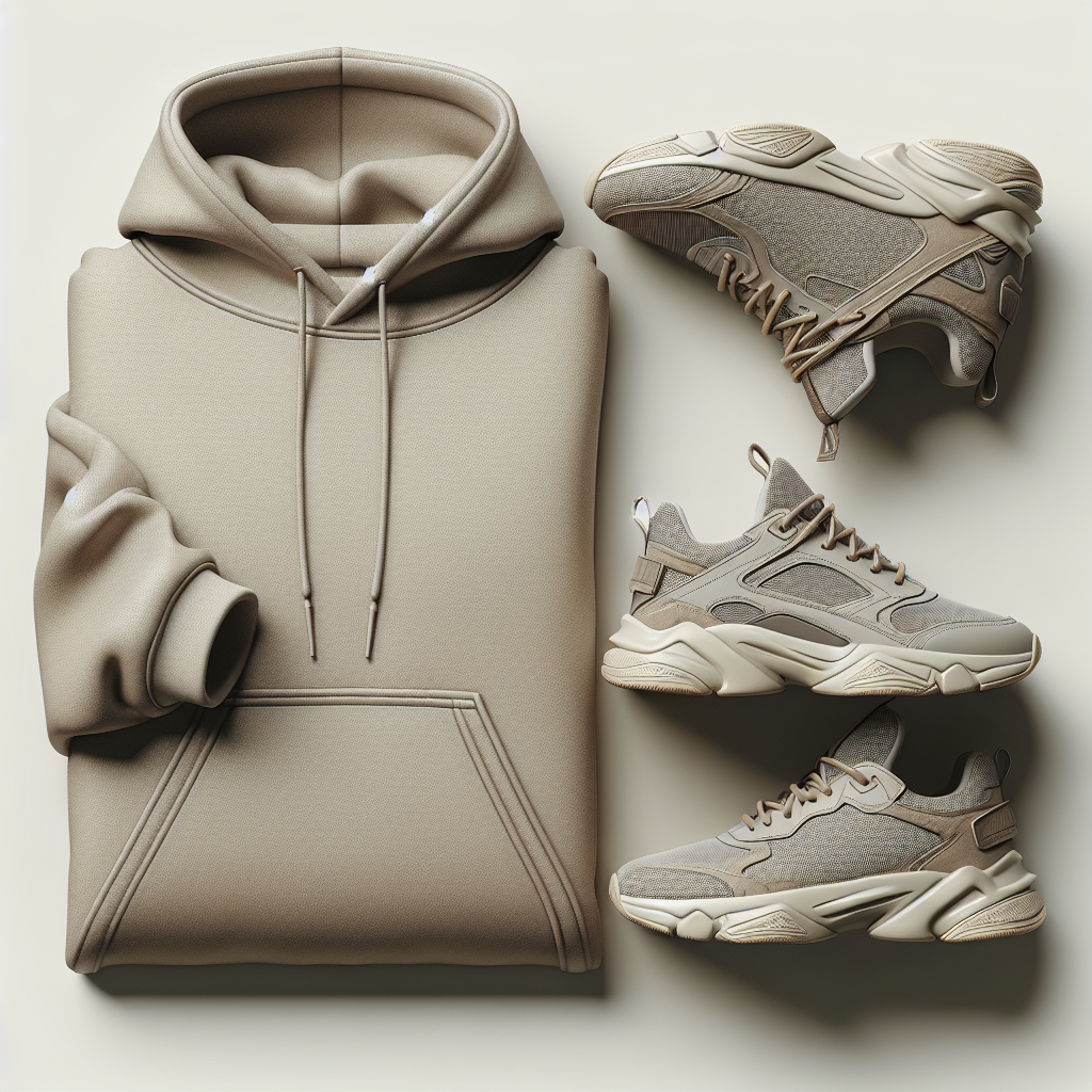 Relaxed Hoodie and Sneakers Ensemble