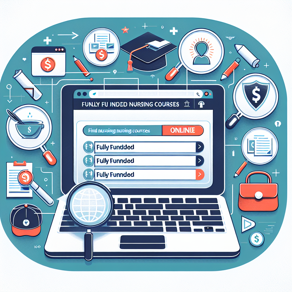 How to find fully funded nursing courses online