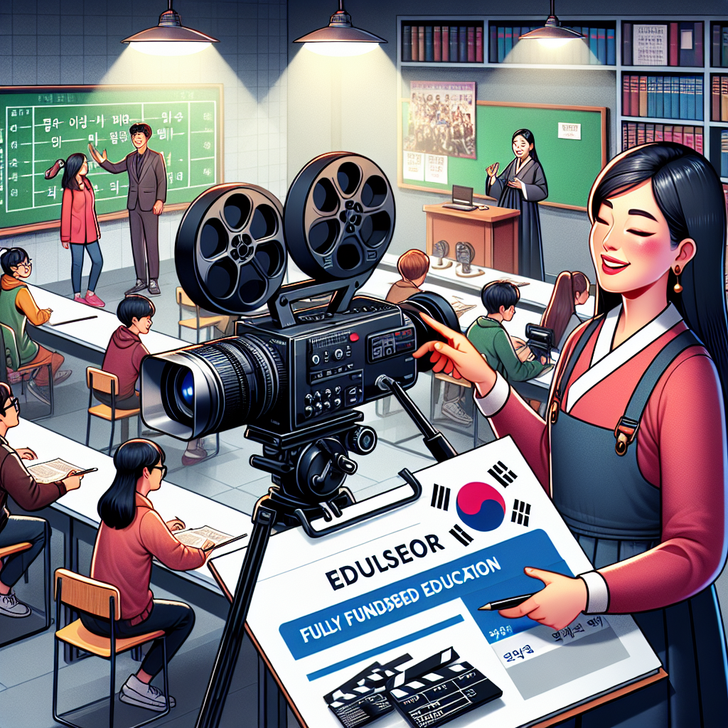 Cinematography Education in South Korea: Fully Funded Options